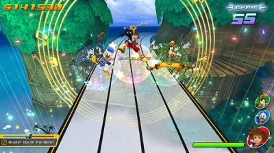 Screen ze hry Kingdom Hearts: Melody of Memory