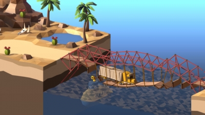 Screen ze hry Poly Bridge 2