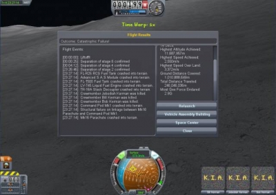 Screen ze hry Kerbal Space Program