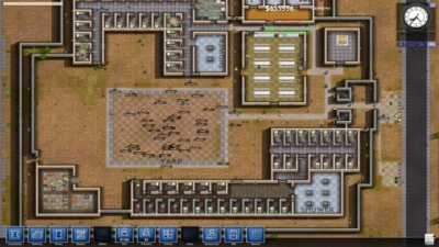 Screen ze hry Prison Architect