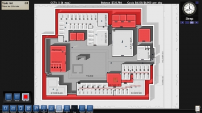 Screen ze hry Prison Architect