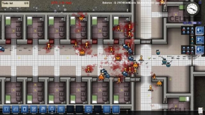 Screen ze hry Prison Architect