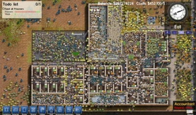 Screen ze hry Prison Architect