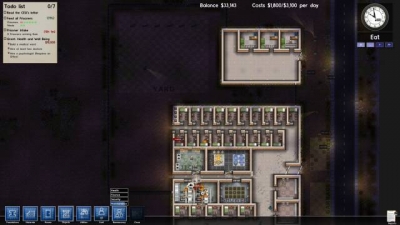 Screen ze hry Prison Architect