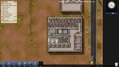 Screen ze hry Prison Architect