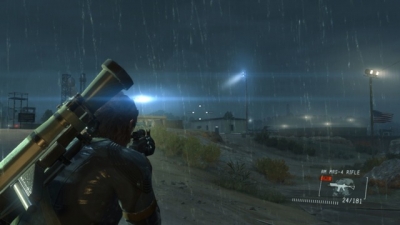 Screen ze hry Metal Gear Solid V: Ground Zeroes