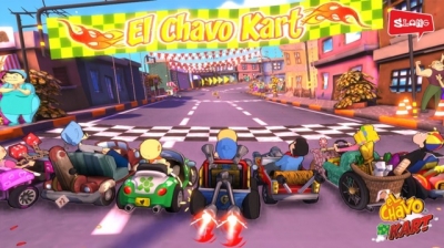 Screen ze hry El Chavo Kart