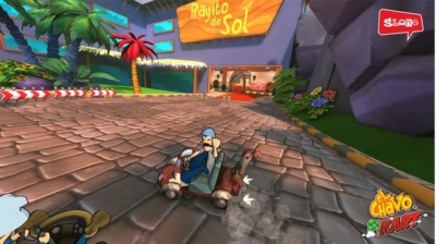 Screen ze hry El Chavo Kart
