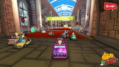 Screen ze hry El Chavo Kart