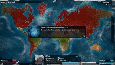 Screen ze hry Plague Inc: Evolved