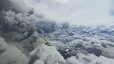 Screen ze hry Microsoft Flight Simulator