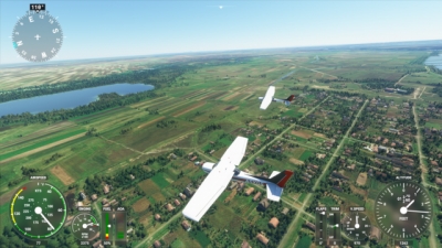 Screen ze hry Microsoft Flight Simulator