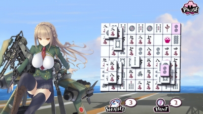 Screen ze hry Bishoujo Battle Mahjong Solitaire