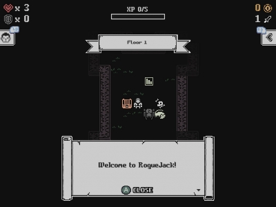 Screen ze hry RogueJack: Roguelike Blackjack