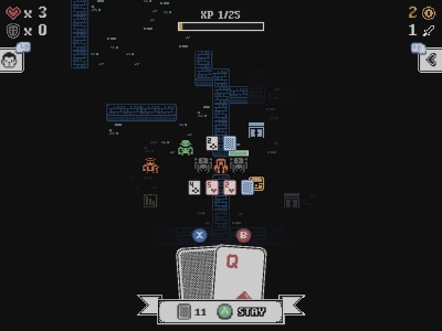 Screen ze hry RogueJack: Roguelike Blackjack