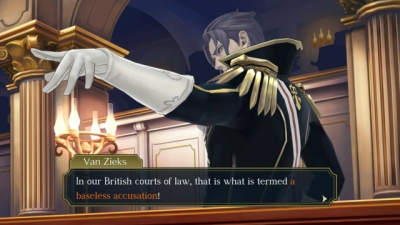 Screen ze hry The Great Ace Attorney Chronicles