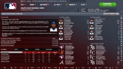 Screen ze hry Out of the Park Baseball 22