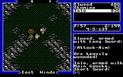 Screen ze hry Ultima V: Warriors of Destiny