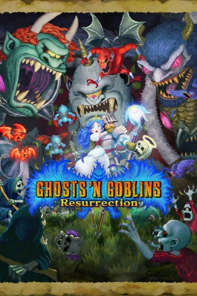 Artwork ke he Ghosts n Goblins Resurrection