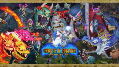 Artwork ke he Ghosts n Goblins Resurrection