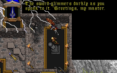 Screen ze hry Ultima VII: The Forge of Virtue