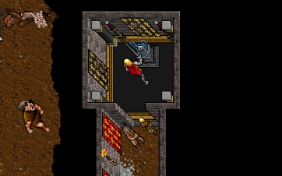 Screen ze hry Ultima VII: The Forge of Virtue