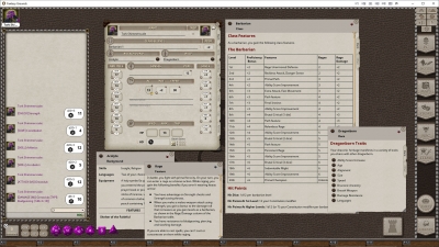 Screen ze hry Fantasy Grounds Unity