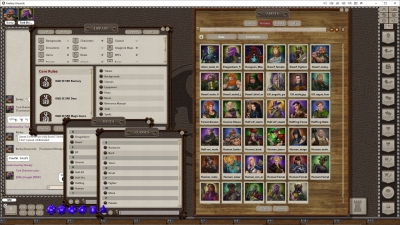 Screen ze hry Fantasy Grounds Unity