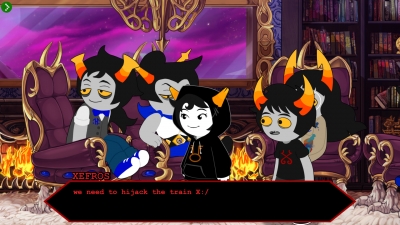 Screen ze hry Hiveswap: Act 2