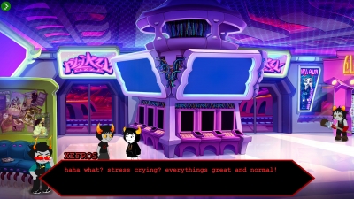 Screen ze hry Hiveswap: Act 2