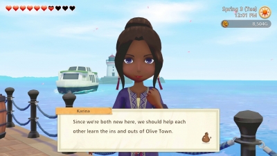 Screen ze hry Story of Seasons: Pioneers of Olive Town