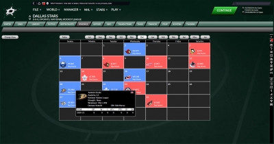 Screen ze hry Franchise Hockey Manager 7