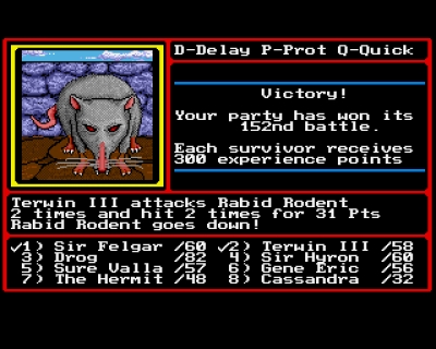 Screen ze hry Might and Magic II: Gates to Another World