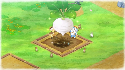 Screen ze hry Doraemon Story of Seasons: Friends of the Great Kingdom