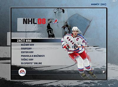 Screen ze hry NHL 08