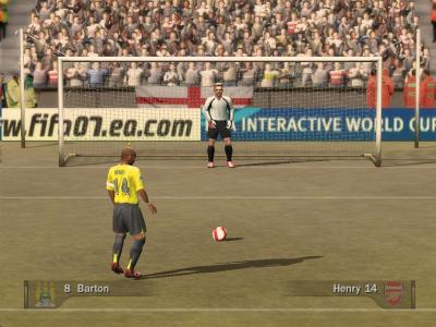 Screen ze hry FIFA Soccer 07