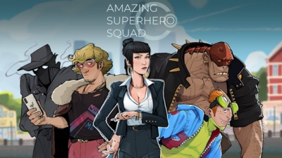 Artwork ke he Amazing Superhero Squad