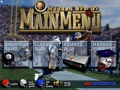 Screen Madden NFL 97