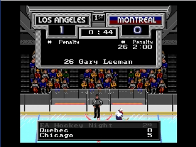 Screen ze hry NHL 94