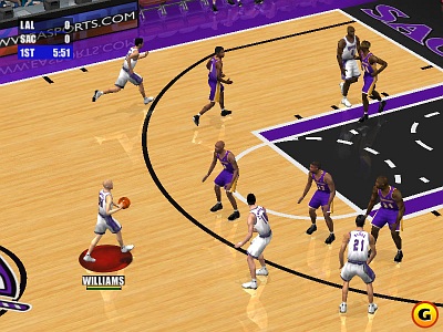 Screen NBA Live 2001