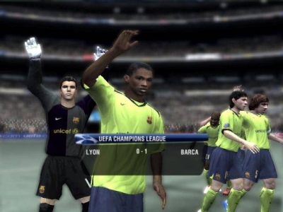 Screen ze hry UEFA Champions League 2006-2007