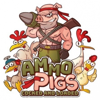 Artwork ke he Ammo Pigs: Cocked and Loaded