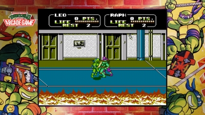 Screen ze hry Teenage Mutant Ninja Turtles: The Cowabunga Collection