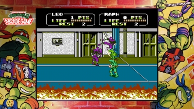 Screen ze hry Teenage Mutant Ninja Turtles: The Cowabunga Collection