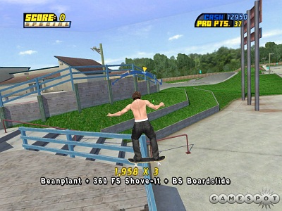 Screen Tony Hawks Pro Skater 4