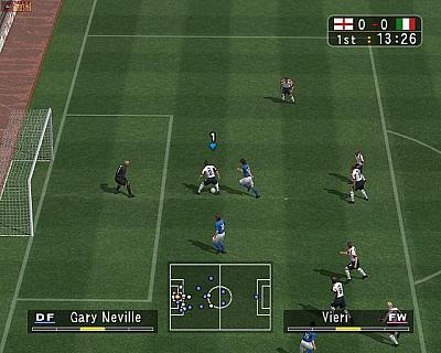 Screen ze hry Pro Evolution Soccer 3