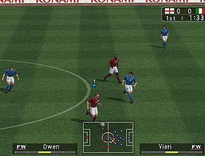 Screen ze hry Pro Evolution Soccer 3