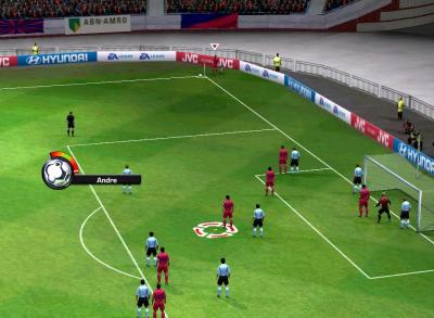 Screen ze hry FIFA Soccer 2003