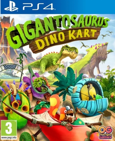 Artwork ke he Gigantosaurus Dino Kart