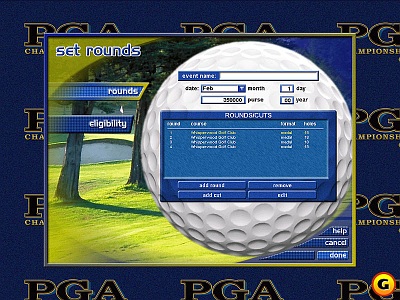 Screen PGA Championship Golf 2000